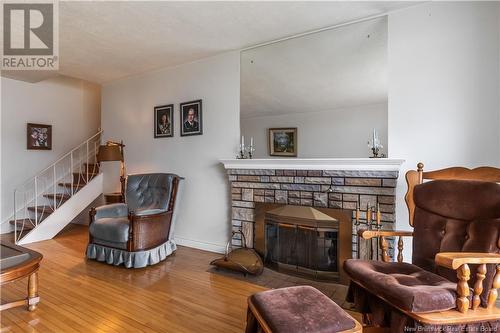 54 Vine, Moncton, NB - Indoor Photo Showing Living Room With Fireplace