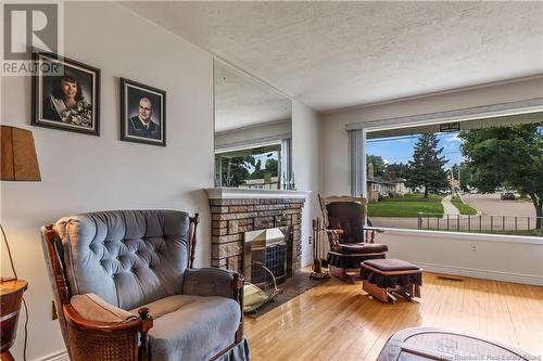 54 Vine, Moncton, NB - Indoor Photo Showing Living Room With Fireplace