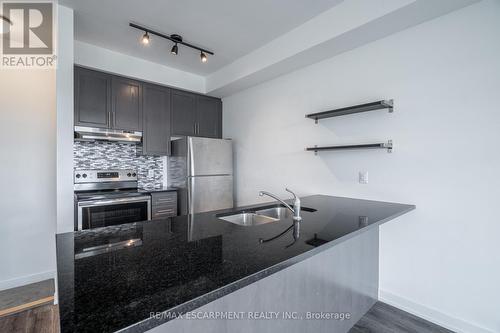 44 - 590 North Service Road, Hamilton, ON - Indoor Photo Showing Kitchen With Double Sink