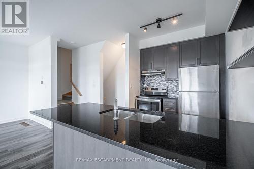 44 - 590 North Service Road, Hamilton, ON - Indoor Photo Showing Kitchen With Double Sink