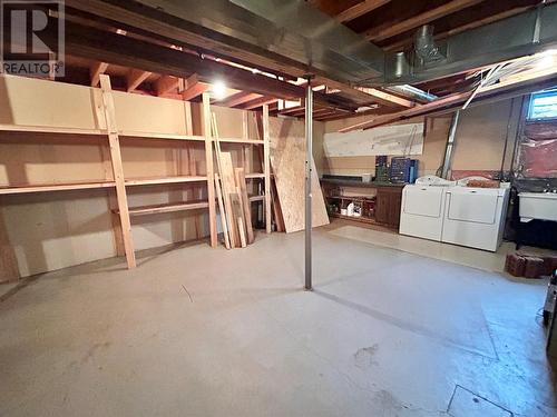 64 Sukunka Place, Tumbler Ridge, BC - Indoor Photo Showing Basement