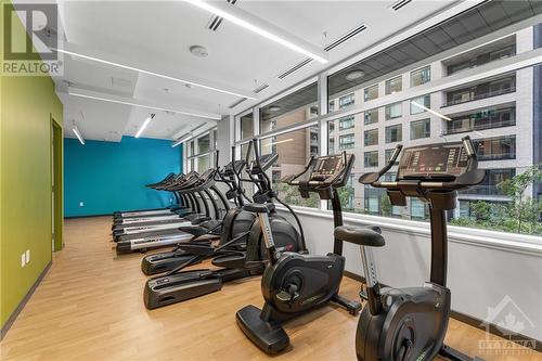 105 Champagne Avenue S Unit#2807, Ottawa, ON - Indoor Photo Showing Gym Room