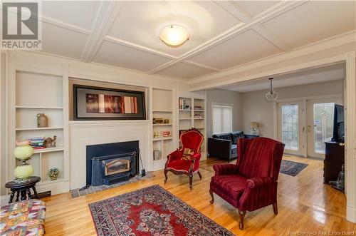 188 Pleasant Street, Moncton, NB - Indoor Photo Showing Living Room With Fireplace