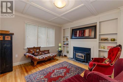 188 Pleasant Street, Moncton, NB - Indoor Photo Showing Living Room With Fireplace