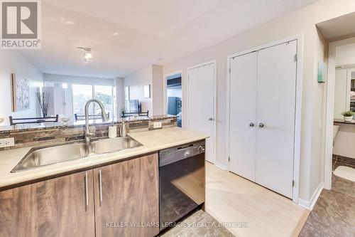 316 - 1050 The Queensway, Toronto, ON - Indoor Photo Showing Kitchen With Double Sink