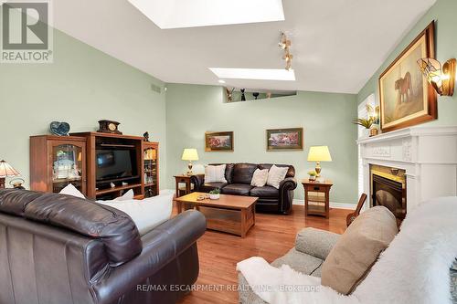 28 Church Street E, Haldimand, ON - Indoor Photo Showing Living Room With Fireplace