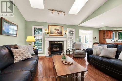 28 Church Street E, Haldimand, ON - Indoor Photo Showing Living Room With Fireplace