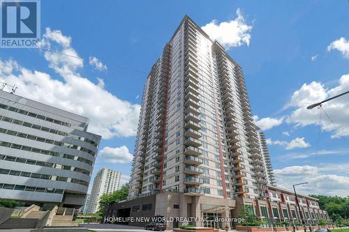 1801 - 25 Town Centre Court, Toronto, ON - Outdoor With Balcony With Facade