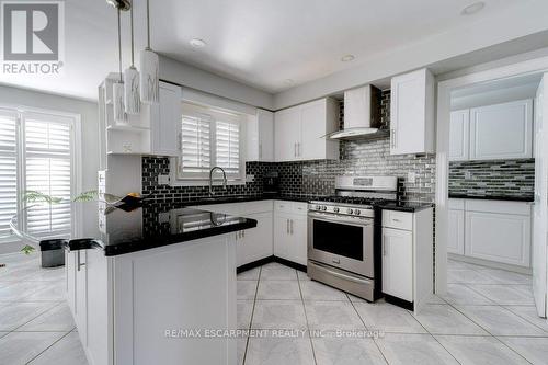 35 Lido Drive, Hamilton, ON - Indoor Photo Showing Kitchen With Double Sink