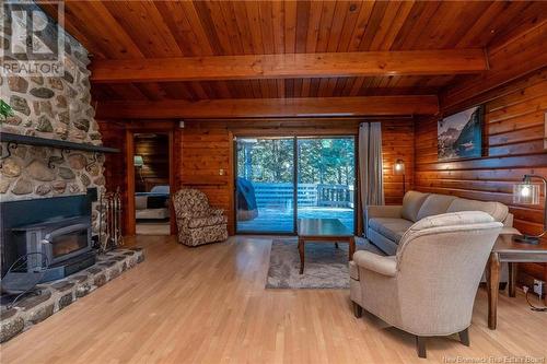 1783 Route 112, Salisbury, NB - Indoor Photo Showing Living Room With Fireplace