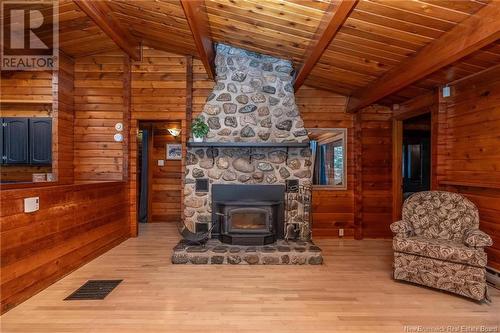 1783 Route 112, Salisbury, NB - Indoor Photo Showing Living Room With Fireplace