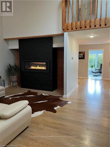 222 Penetangore Row, Kincardine, ON - Indoor Photo Showing Living Room With Fireplace