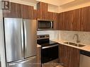 1203 - 128 King Street, Kitchener, ON  - Indoor Photo Showing Kitchen With Double Sink 