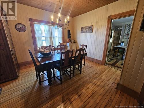 1205 Route 380, New Denmark, NB - Indoor Photo Showing Dining Room