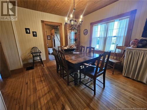 1205 Route 380, New Denmark, NB - Indoor Photo Showing Dining Room