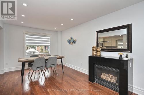 3845 Althorpe Circle, Mississauga, ON - Indoor With Fireplace