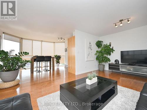 1507 - 1360 Rathburn Road E, Mississauga, ON - Indoor Photo Showing Living Room