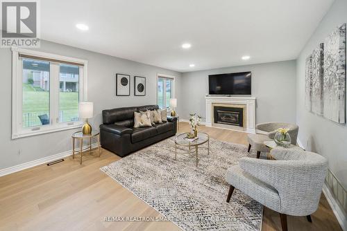 89 Beckenridge Drive, Markham, ON - Indoor Photo Showing Living Room With Fireplace