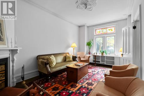 136 Collier Street, Toronto, ON - Indoor Photo Showing Living Room With Fireplace