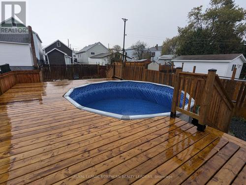 188 Birch Street N, Timmins (Central), ON - Outdoor With Above Ground Pool With Deck Patio Veranda With Exterior