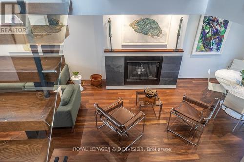 44 Standish Avenue, Toronto, ON - Indoor Photo Showing Living Room With Fireplace