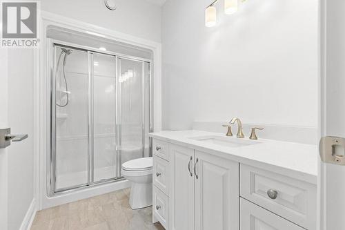 Primary bedroom 3-piece ensuite with walk-in shower - 9 Billings Avenue W, South Dundas, ON - Indoor Photo Showing Bathroom