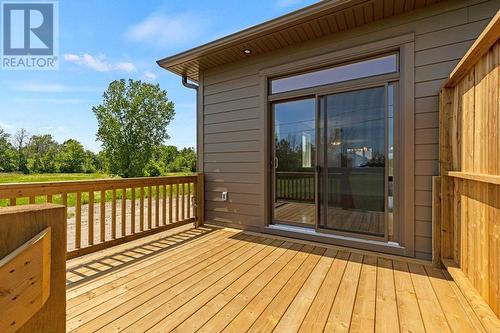 Rear deck has natural gas bbq hook-up - 9 Billings Avenue W, South Dundas, ON - Outdoor With Deck Patio Veranda With Exterior