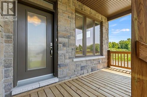 Front entrance & veranda - 9 Billings Avenue W, South Dundas, ON - Outdoor With Deck Patio Veranda With Exterior