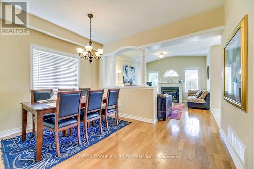 2408 Hilda Drive, Oakville, ON - Indoor Photo Showing Dining Room With Fireplace