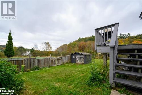 Fenced in yard that goes beside and behind the house - 185 South Fairy Lake Road, Huntsville, ON - Outdoor