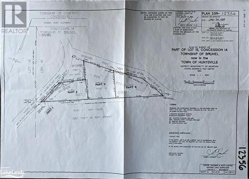 Survey - 185 South fairy Lake Rd. is PART 3 - 185 South Fairy Lake Road, Huntsville, ON - Other