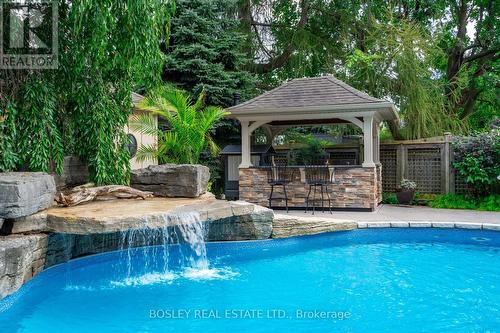 115 Rosemary Lane, Hamilton, ON - Outdoor With In Ground Pool With Deck Patio Veranda With Backyard