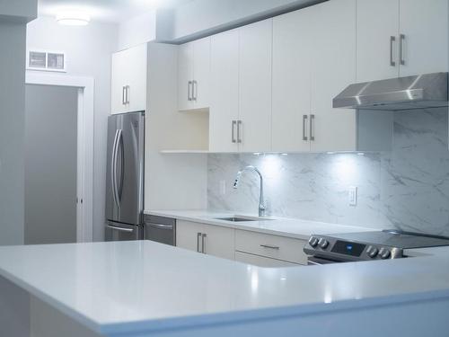 201-20 Barsby Ave, Nanaimo, BC - Indoor Photo Showing Kitchen With Upgraded Kitchen