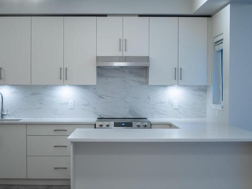 201-20 Barsby Ave, Nanaimo, BC - Indoor Photo Showing Kitchen With Upgraded Kitchen