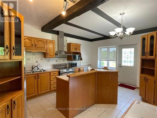 2750 Front Road E, Prescott And Russell, ON - Indoor Photo Showing Kitchen With Double Sink