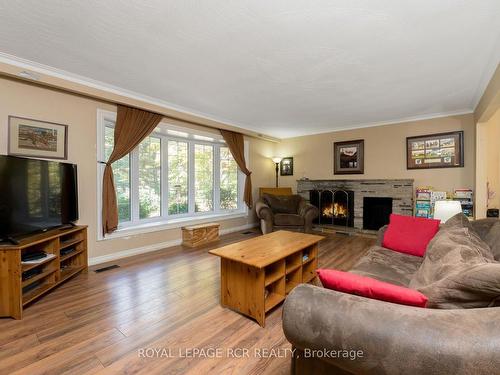 953371 7Th Line, Mono, ON - Indoor Photo Showing Living Room With Fireplace