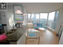 1068 Hornby Street, Vancouver, BC  - Indoor Photo Showing Kitchen With Double Sink 