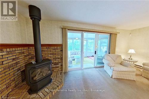 117 Tuyll Street, Bluewater (Bayfield), ON - Indoor Photo Showing Living Room With Fireplace