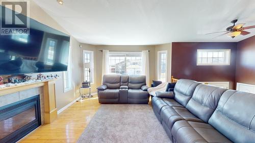 11416 103 Street, Fort St. John, BC - Indoor Photo Showing Living Room With Fireplace