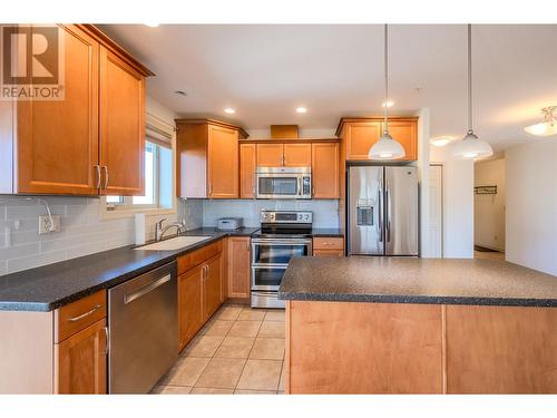 2125 Atkinson Street Unit# 805, Penticton, BC - Indoor Photo Showing Kitchen With Stainless Steel Kitchen