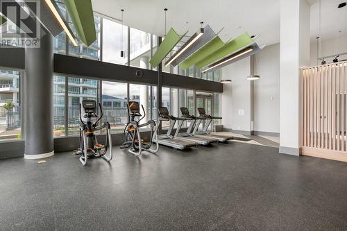 1181 Sunset Drive Unit# 2502, Kelowna, BC - Indoor Photo Showing Gym Room