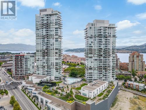 1181 Sunset Drive Unit# 2502, Kelowna, BC - Outdoor With Body Of Water With Facade With View