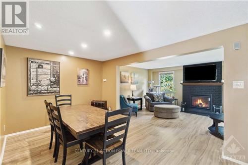 6593 Bilberry Drive, Ottawa, ON - Indoor With Fireplace