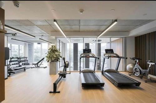 Salle d'exercice - 911-10 Av. Donegani, Pointe-Claire, QC - Indoor Photo Showing Gym Room