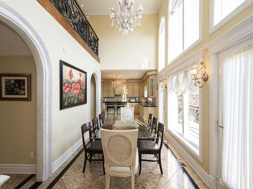 Dining room - 8 Rue Fleming, Dollard-Des-Ormeaux, QC - Indoor Photo Showing Dining Room