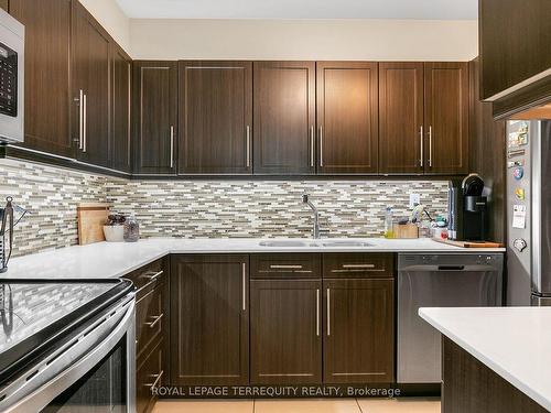 701-15 La Rose Ave, Toronto, ON - Indoor Photo Showing Kitchen With Double Sink With Upgraded Kitchen