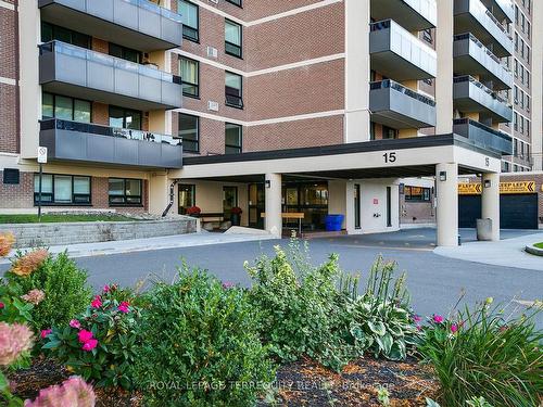 701-15 La Rose Ave, Toronto, ON - Outdoor With Balcony With Facade