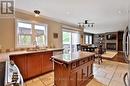 23 Baggs Crescent, Cambridge, ON  - Indoor Photo Showing Kitchen With Fireplace With Double Sink 