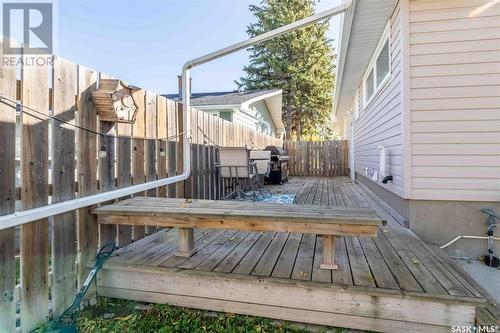 1418 Grace Street, Moose Jaw, SK - Outdoor With Deck Patio Veranda With Exterior