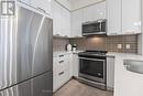 1811 - 5033 Four Springs Avenue, Mississauga, ON  - Indoor Photo Showing Kitchen With Stainless Steel Kitchen With Double Sink With Upgraded Kitchen 